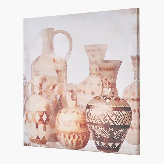 Breeza Set of 2 Canvas Vase Picture Frames - 50x50cm