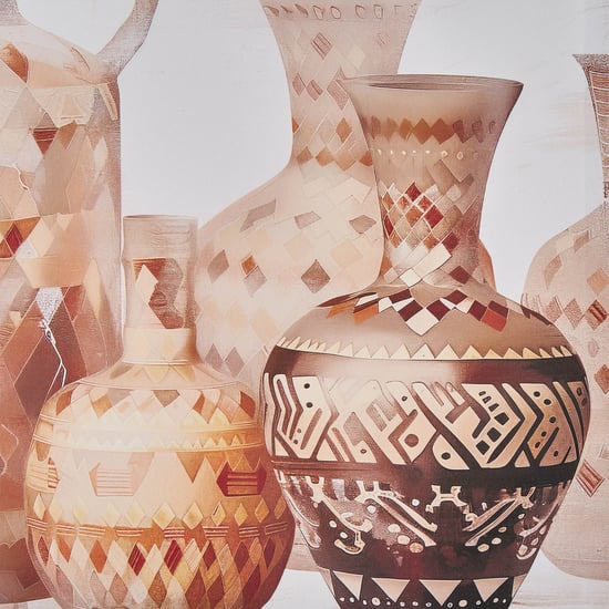 Breeza Set of 2 Canvas Vase Picture Frames - 50x50cm