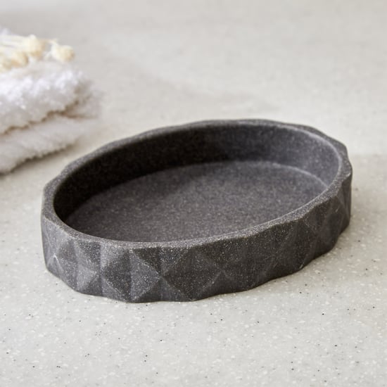 Nova Ashfall Pyramid Polyresin Soap Dish