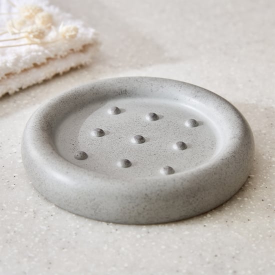Nova Ashfall Rustic Polyresin Soap Dish