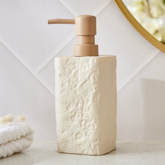 Nova Natural Tranquil Rugged Polyresin Soap Dispenser - 380ml