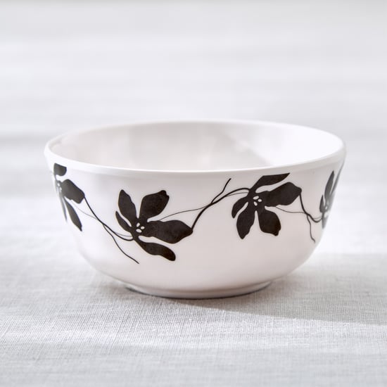 Meadows Monochrome Melamine Printed Katori - 250ml