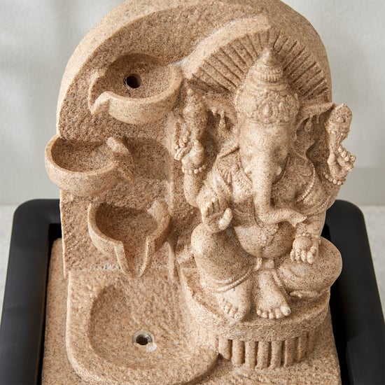 Alpine Polyresin Ganesha Water Fountain - 20x17x24cm