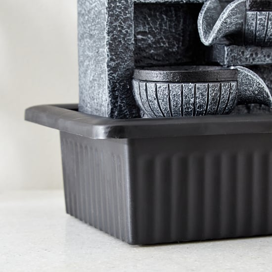 Alpine Polyresin Diya Flow Water Fountain - 20x17x25cm