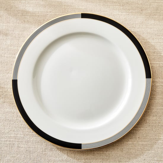 Andrey Ralph Bone China Printed Dinner Plate - 27cm