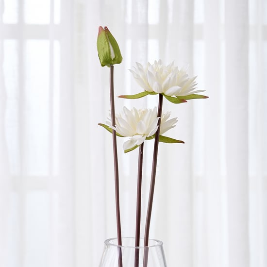 Botanical Artificial Lotus Flower Stick - 100cm