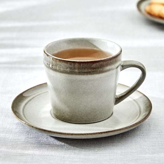 Natura Oliver Stoneware Cup and Saucer - 260ml