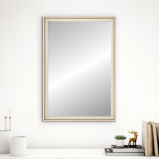 Reflection Grooved Wall Mirror - 45x65cm