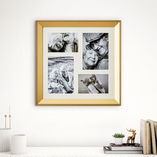 Photomontage Gloss Collage 4-Photo Frame - 39x39cm
