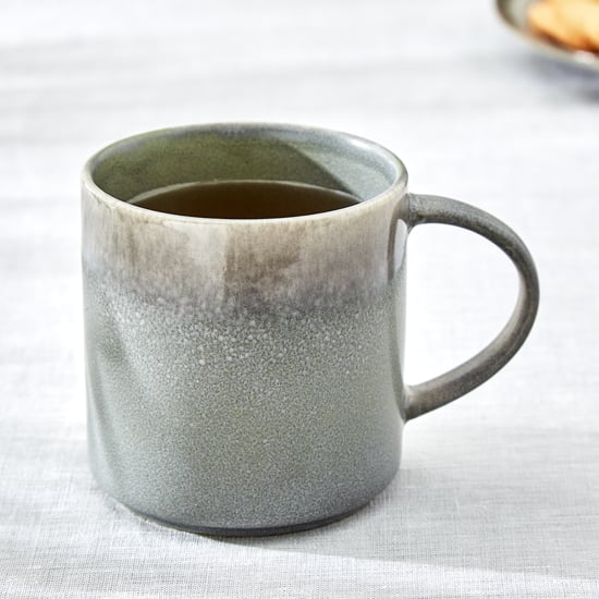 Natura Pewter Halo Stoneware Coffee Mug - 380ml