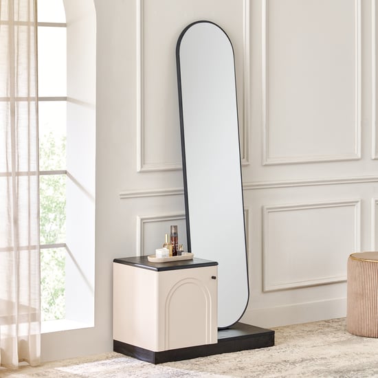 Saga Dresser Mirror - Beige