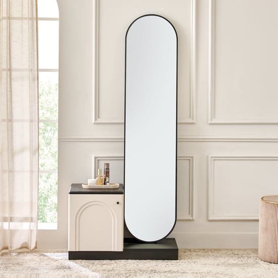 Saga Dresser Mirror - Beige