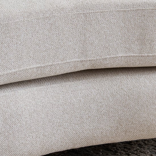 Saga Fabric 3+2 Seater Sofa Set with Cushions - Beige