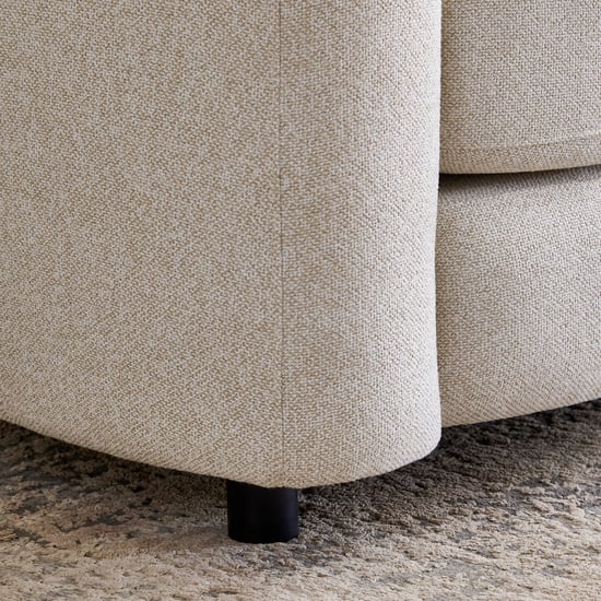 Saga Fabric 3+2 Seater Sofa Set with Cushions - Beige