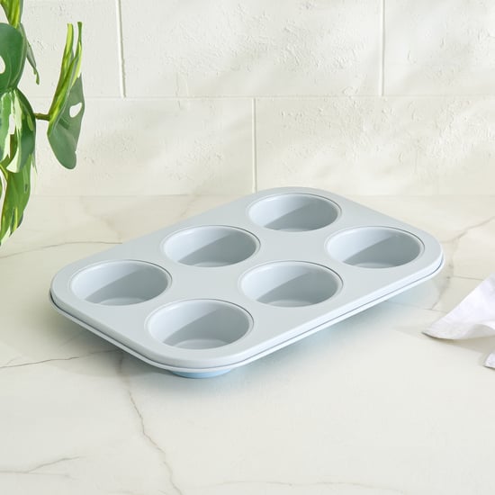 Bakers Pride Sweetshop Carbon Steel 6-Cup Muffin Pan