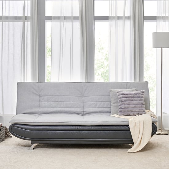 Faith NXT Fabric 3-Seater Sofa Bed - Grey