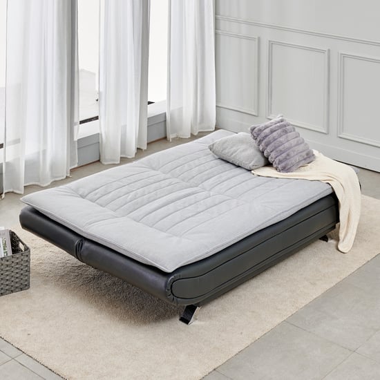 Faith NXT Fabric 3-Seater Sofa Bed - Grey