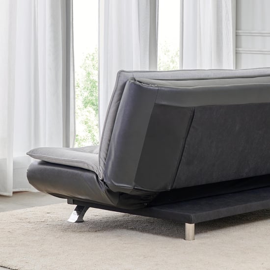 Faith NXT Fabric 3-Seater Sofa Bed - Grey