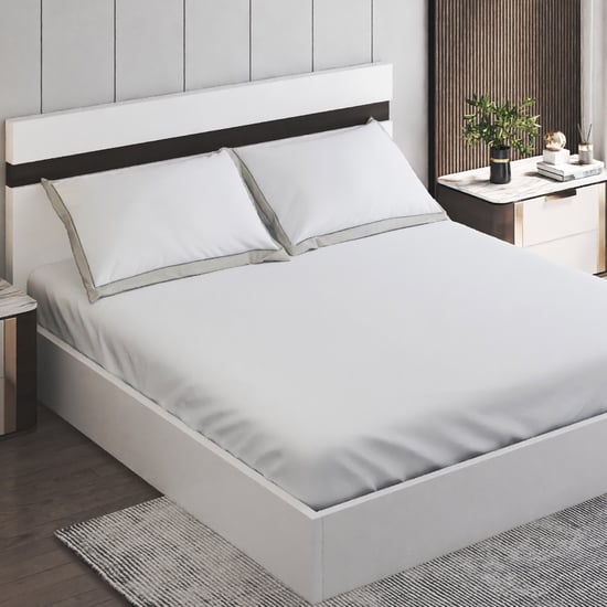 Color Bliss Cotton 200TC 3Pcs King Fitted Bedsheet Set