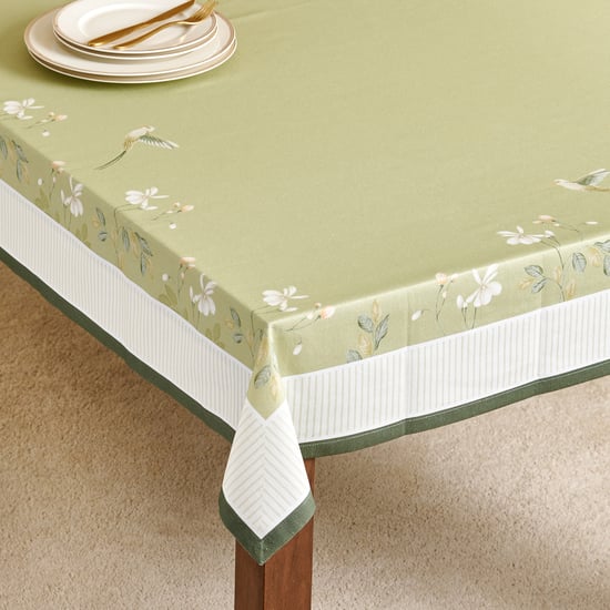 Drake Botanica Cotton Floral Print 6-Seater Table Cover - 200x150cm