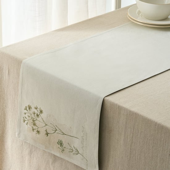 Drake Botanica Cotton Printed Reversible Table Runner