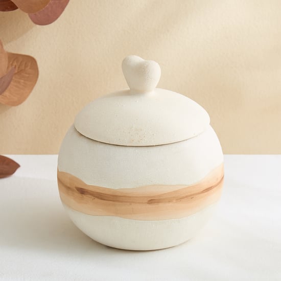 Fawn Splash Ceramic Printed Trinket Box