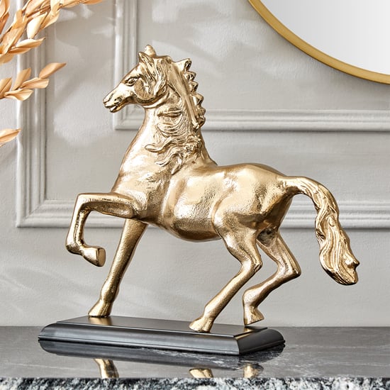 Royale Zion Metal Running Horse Figurine
