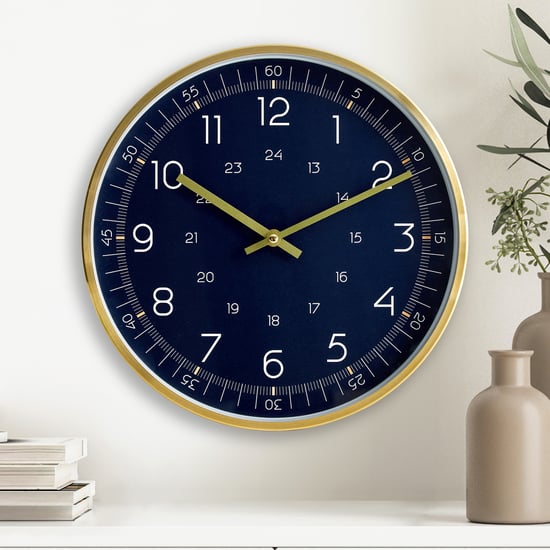 Casablanca Luxe Metal Wall Clock - 30cm
