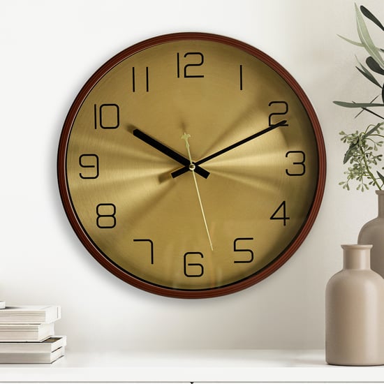 Casablanca Luxe Metal Wall Clock - 30cm