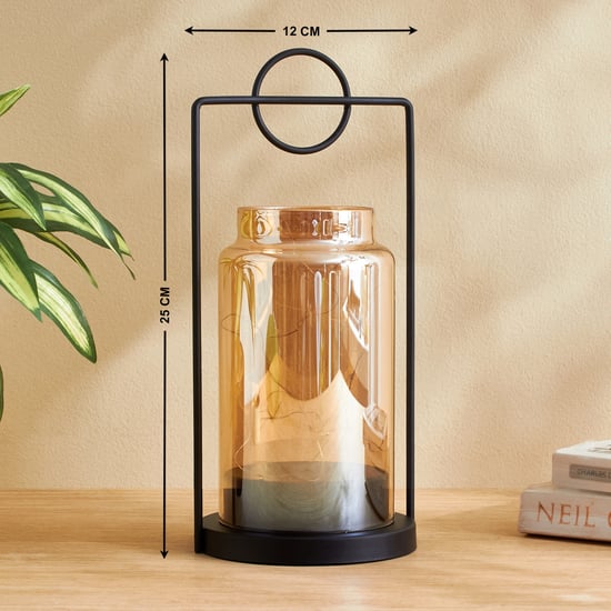 Serena Ignite Glass LED Decorative Light with Metal Frame