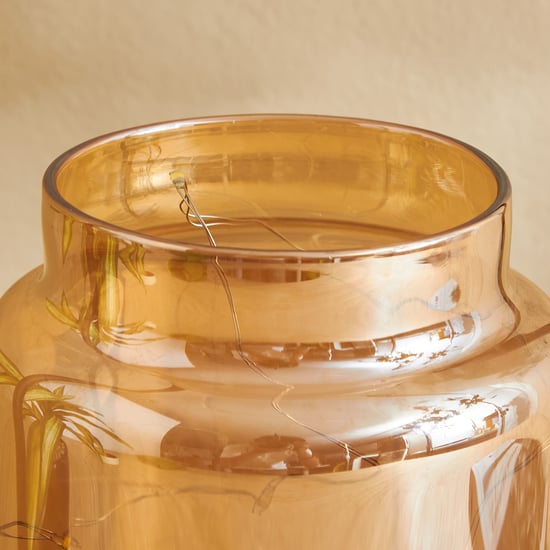 Serena Ignite Glass LED Decorative Light with Metal Frame