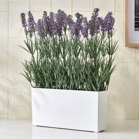 Gloria Floral Artificial Lavender Plant in Pot