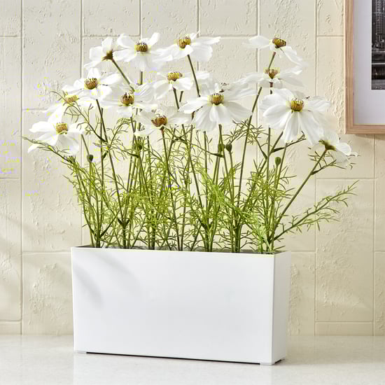 Gloria Floral Artificial Cosmos Plant in Pot