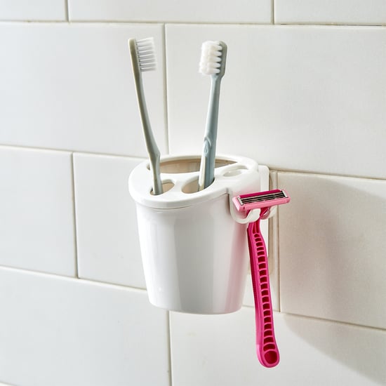 Orion Medallion Adhesive Tooth Brush Holder