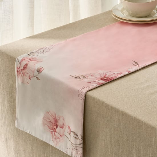 Alora Blush Serenity Printed Reversible Table Runner