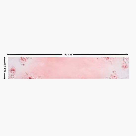 Alora Blush Serenity Printed Reversible Table Runner