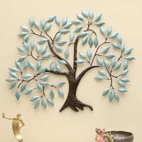 VEDAS Mystical India Metal Tree Wall Accent