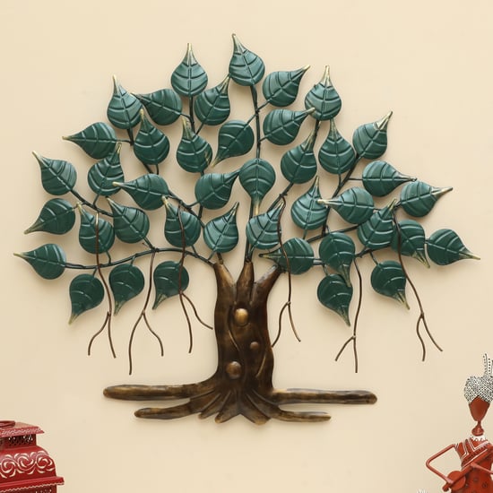 VEDAS Mystical India Metal Tree of Life Wall Accent