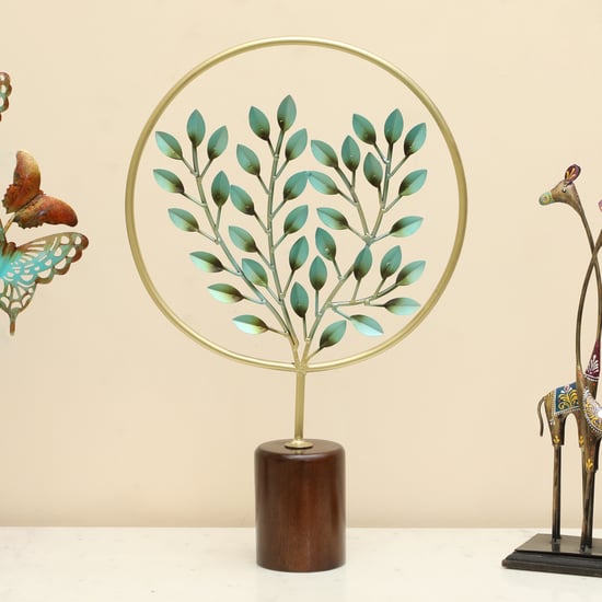 VEDAS Mystical India Metal Tree Table Accent