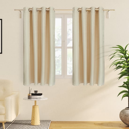Arbor Set of 2 Jacquard Blackout Window Curtains
