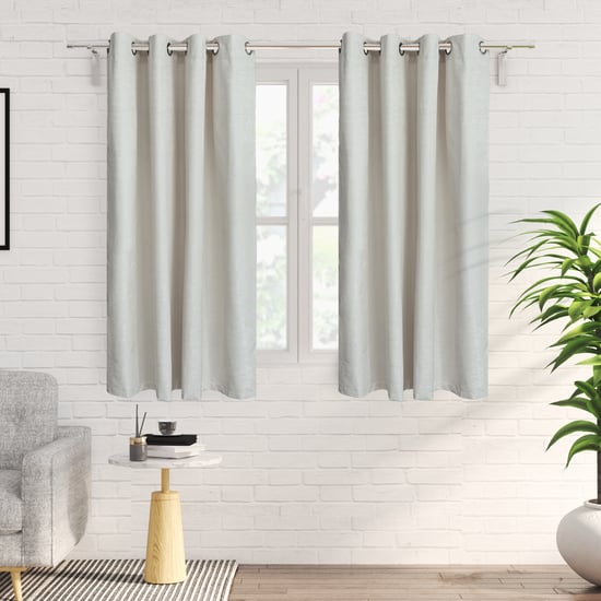 Arbor Set of 2 Jacquard Blackout Window Curtains