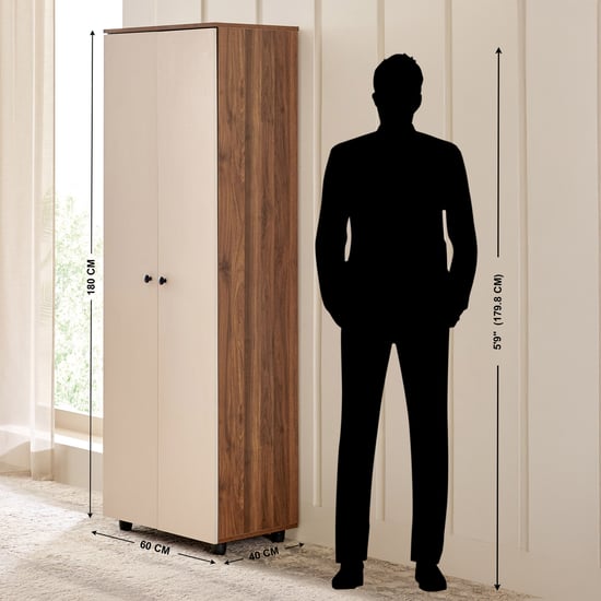 Addison 20 Pair Shoe Cabinet - Walnut