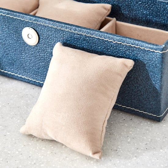 Orion Detroit Faux Leather 6-Compartment Watch Box