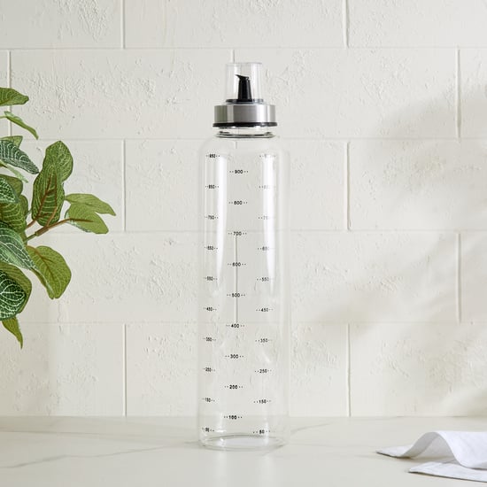 Pamolive Noura Borosilicate Glass Oil Dispenser - 1L