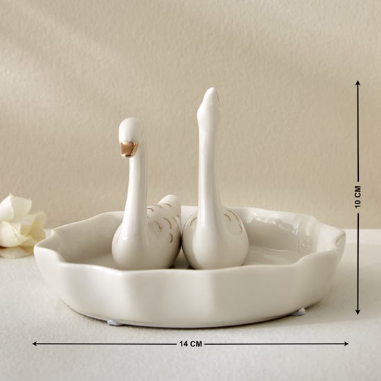 Brighton Rio Ceramic Swan Trinket Dish