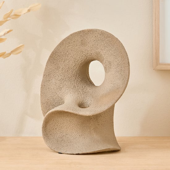 Oyster Natura Caladira Polyresin Fluid Table Accent