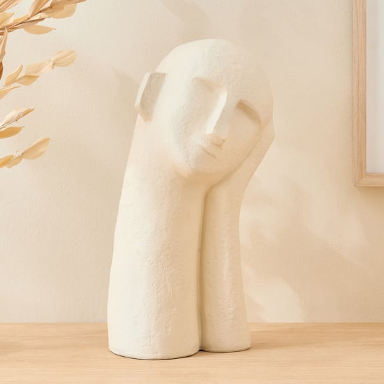 Oyster Natura Polyresin Face Figurine