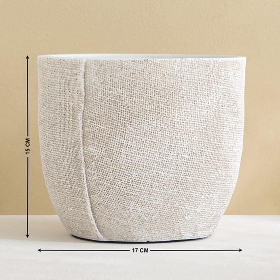 Fawn Polyresin Planter