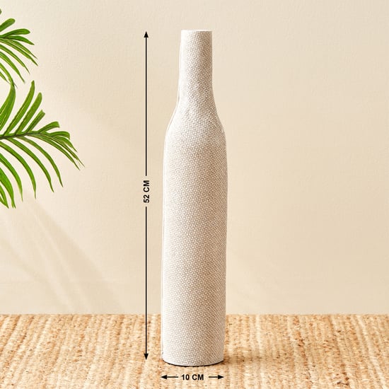 Fawn Polyresin Talll Vase