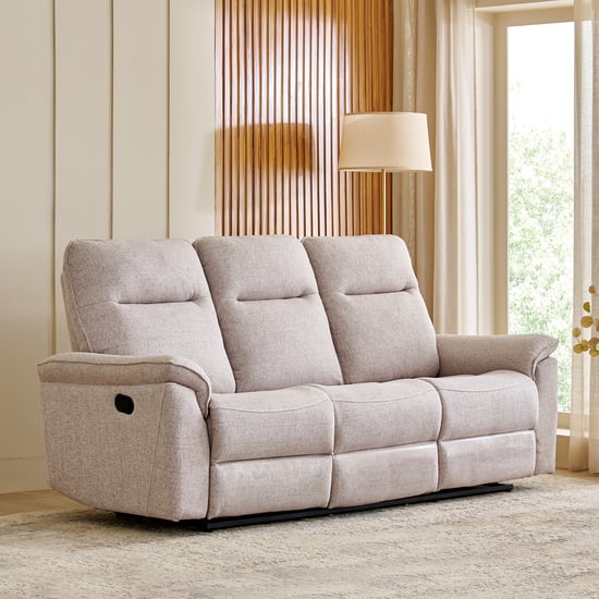Artise Fabric 3-Seater Recliner - Beige